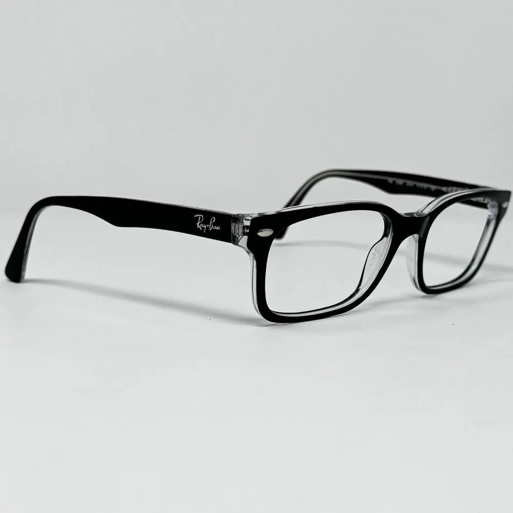 Ray-Ban RB5286 2034 Black Clear Eyeglass Frames 51-18-135 Authentic